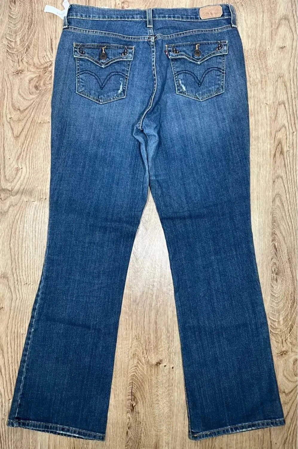 Jean Levi's 515 Boot Cut Taille 10M Vintage Coton Bleu Lvf 027 – photo 8